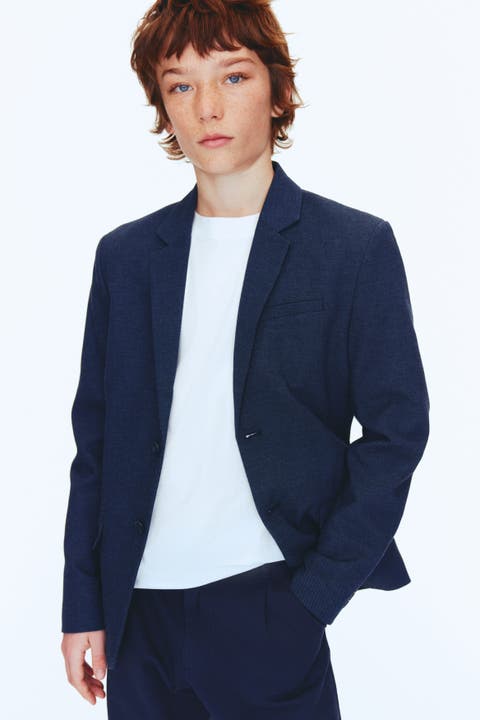 Linen-blend Jacket