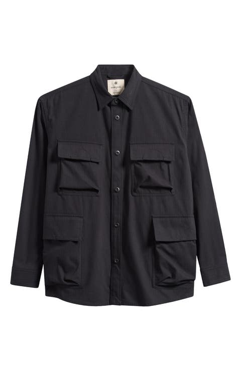 Takibi Herringbone Shirt Jacket