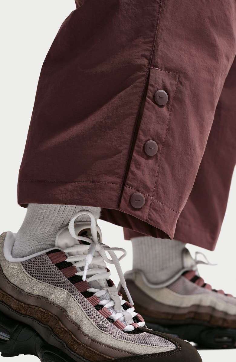 Nike Sportswear Relaxed High Waist Woven Pants, Alternate, color, Tattoo/ Sail