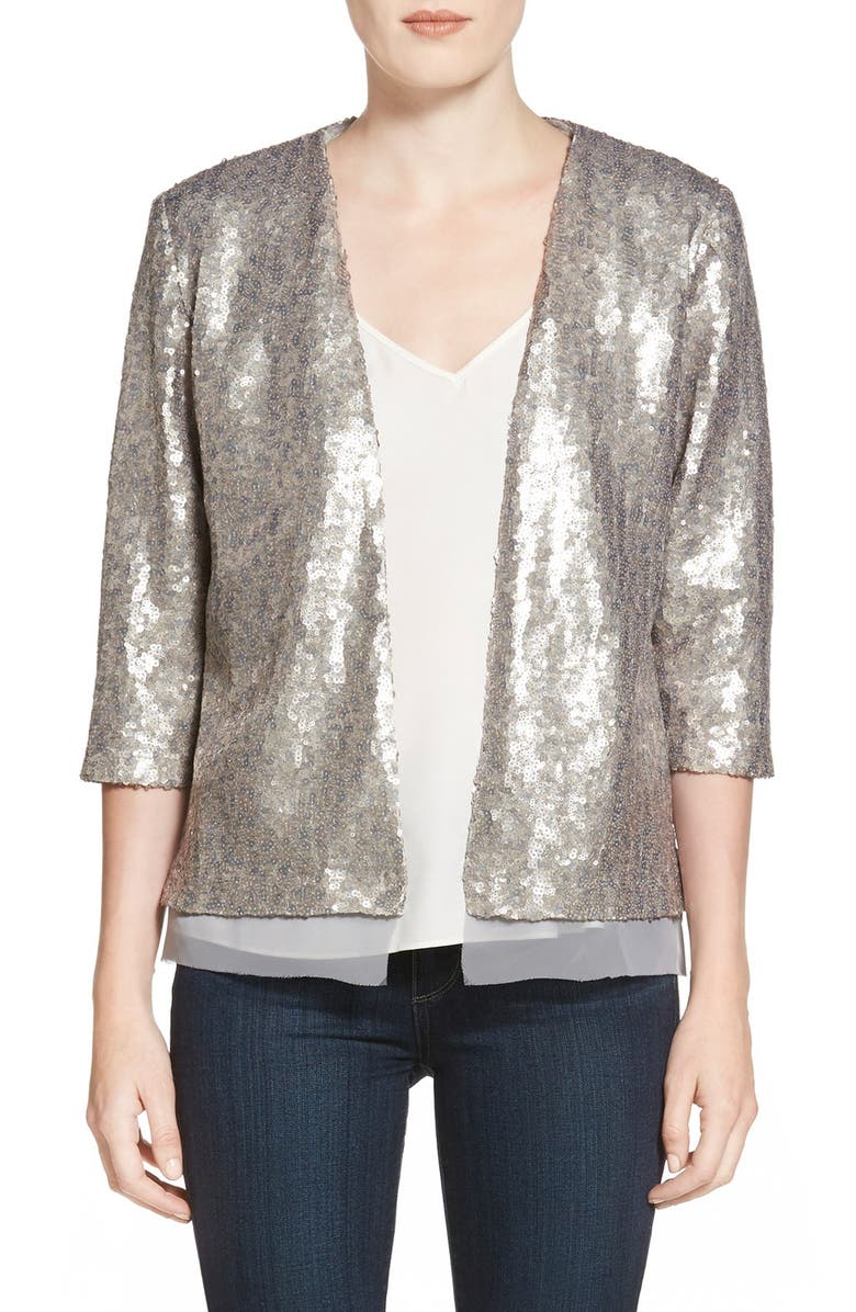 Chelsea28 Sequin Jacket, Main, color,