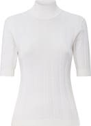 Callas Milano Jordyn Short sleeve mockneck sweater