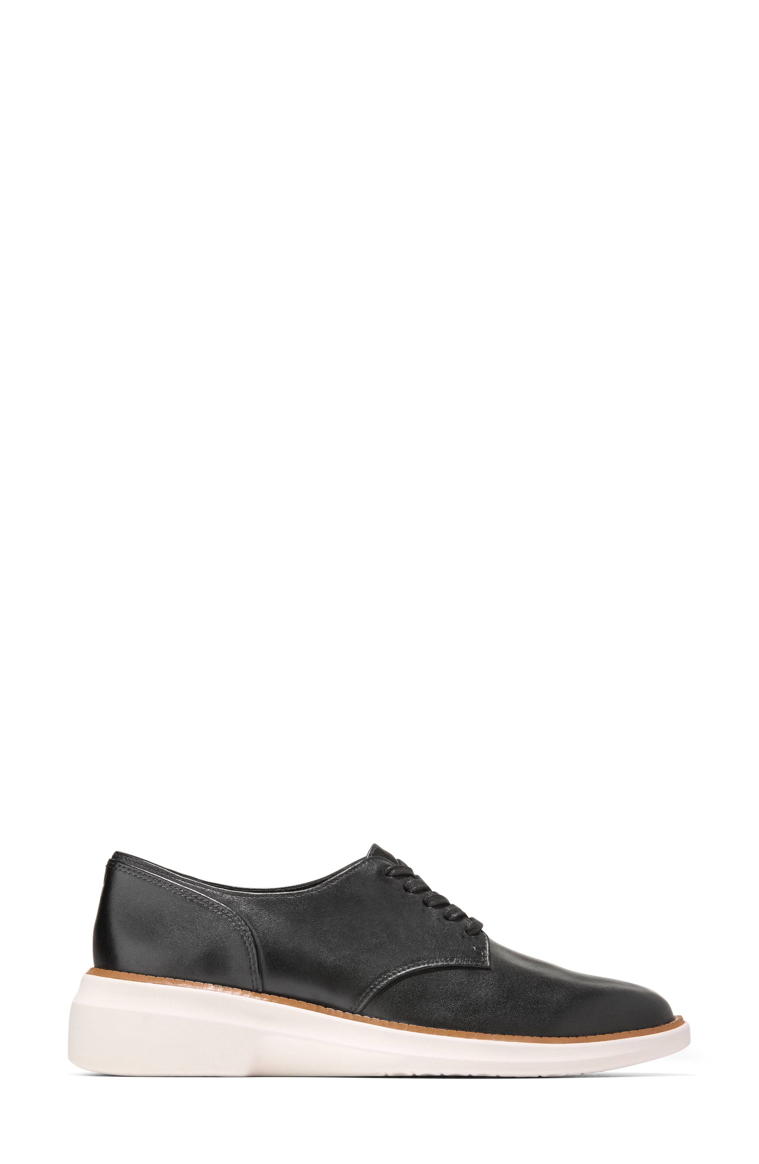 Cole Haan Grand Shadowlite Derby, Alternate, color, Black Leather