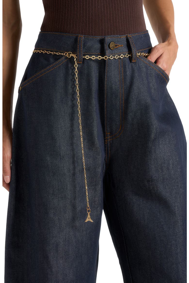 Enora Hourglass Jean With Chain, Alternate, color, Indigo