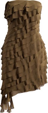 Mistress Rocks Ruffle Strapless Minidress