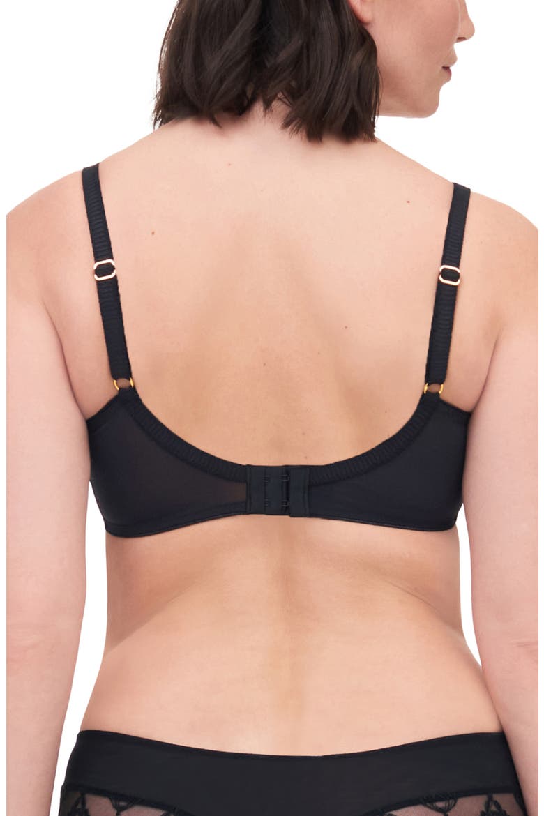 Champs-Élysées Underwire Bra, Alternate, color, BLACK