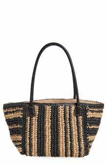 Madewell Handwoven Leather Medium Tote