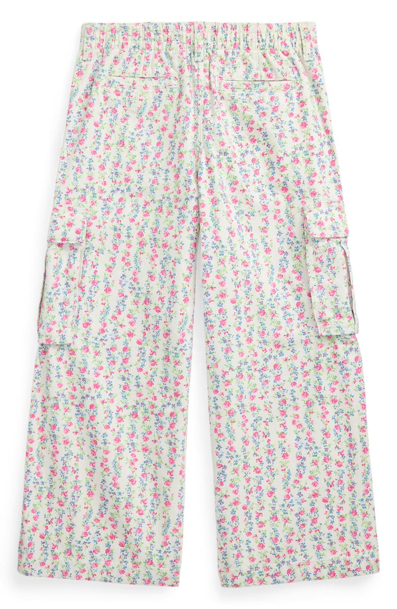 Polo Ralph Lauren Kids' Floral Cotton Canvas Cargo Pants, Alternate, color,