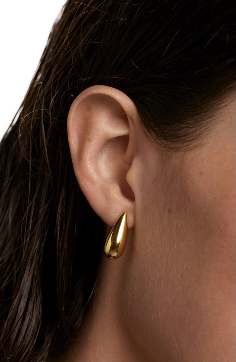 PDPAOLA Large Sugar Earrings, Alternate, color, Gold