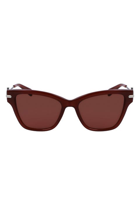 Medallion 52mm Modified Rectangular Sunglasses