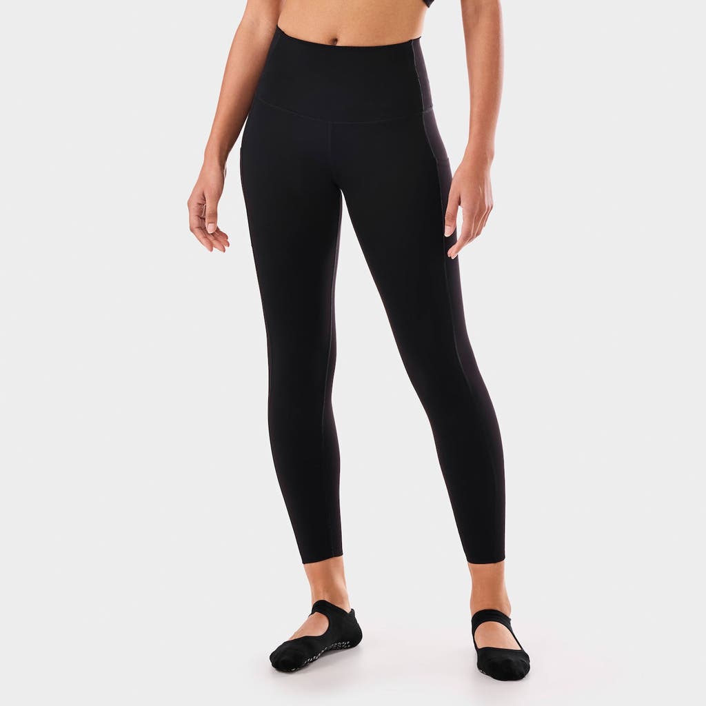 Tavi High Waisted Pocket 7/8 Legging In Black