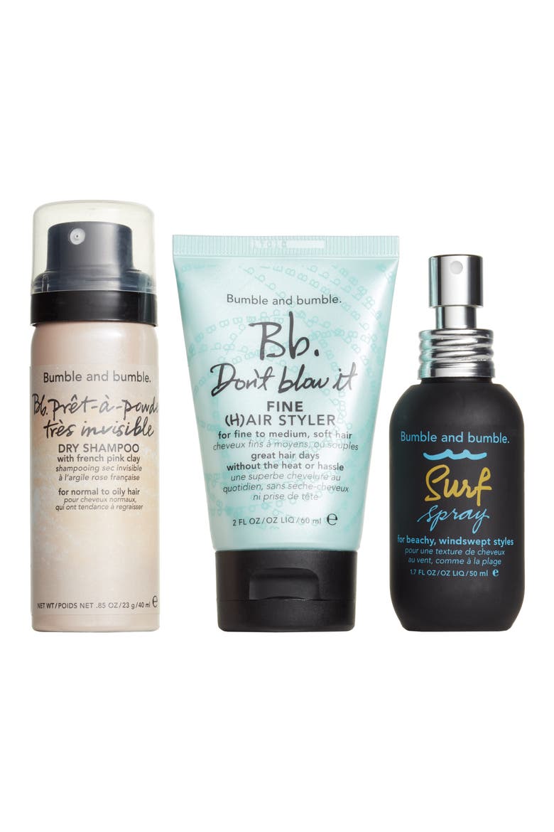 Bumble and bumble Getaway Set for Fine Hair, Main, color, NO COLOR