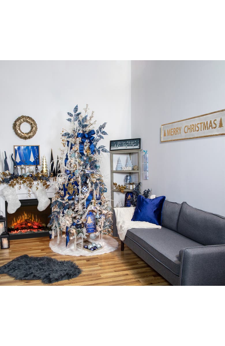 Northlight 48" Metallic Gold Merry Christmas Metal Wall Sign, Alternate, color, 