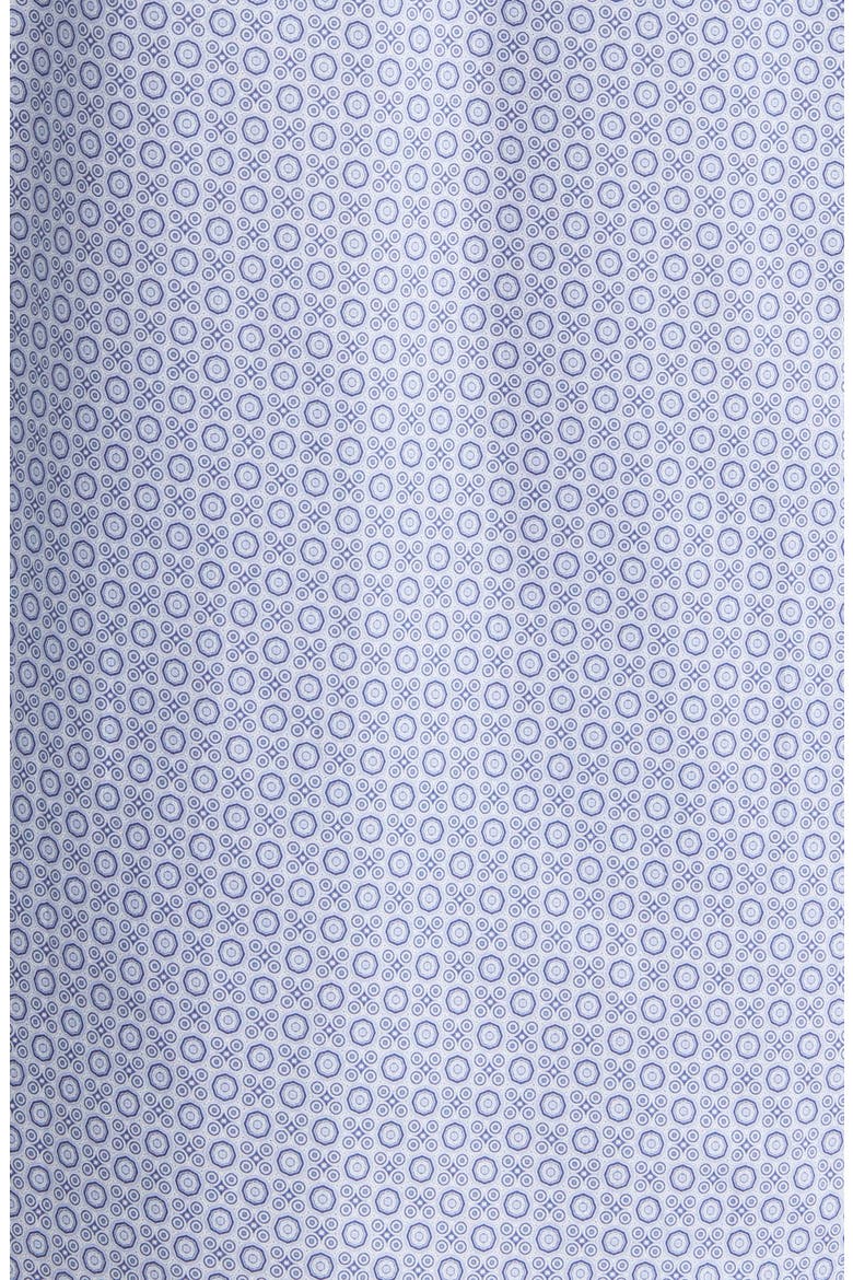 Harold Geo Print Hi Flex Stretch Cotton Button-Up Shirt, Alternate, color, COBALT
