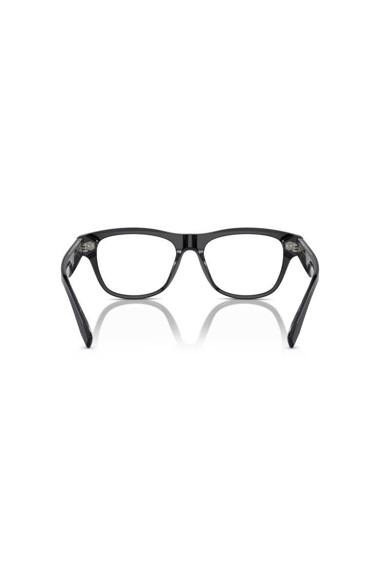 Brunello Cucinelli 54mm Rectangle optical glasses, Alternate, color, Black