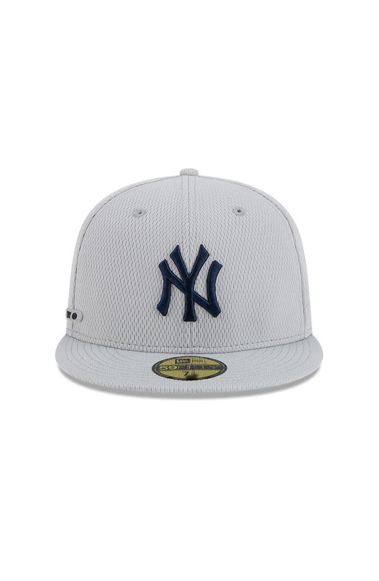 New Era Men's New Era Gray New York Yankees 2025 MLB Clubhouse 59FIFTY Fitted Hat, Alternate, color, Gray