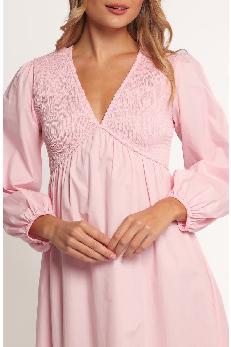 Ilyana Long Sleeve Midi Dress, Alternate, color, PINK