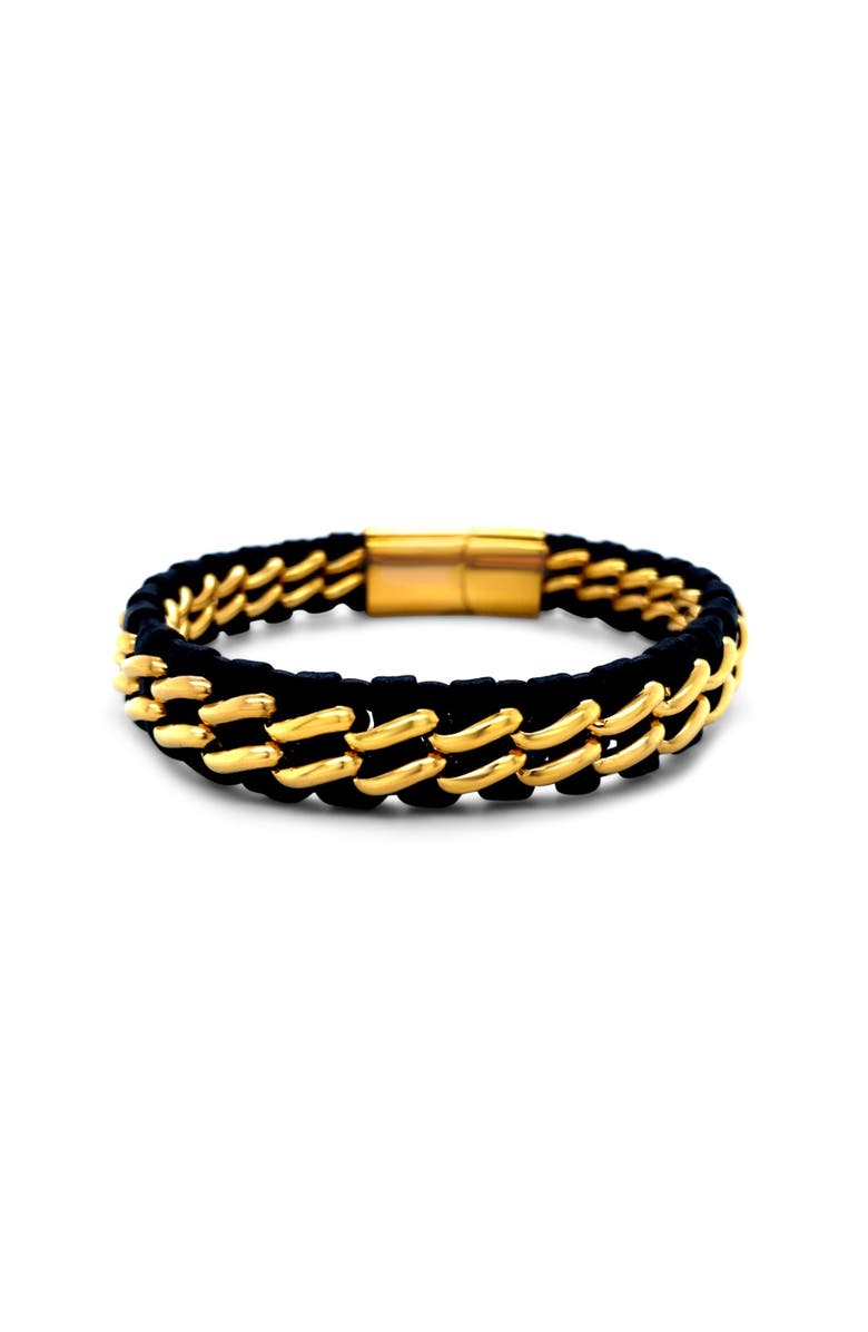 Anna Zuckerman Rowen Braided Cuff in Mixed Metals, Main, color, 