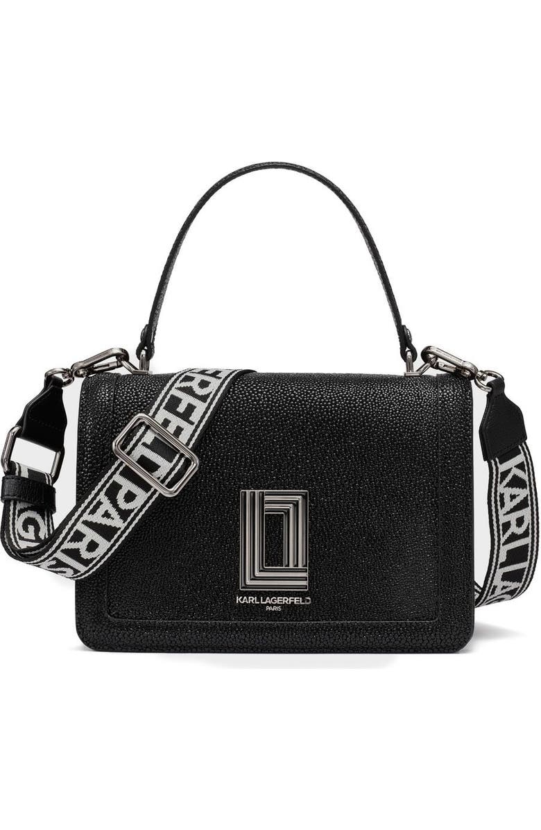 KARL LAGERFELD PARIS Simone Crossbody, Main, color, Black