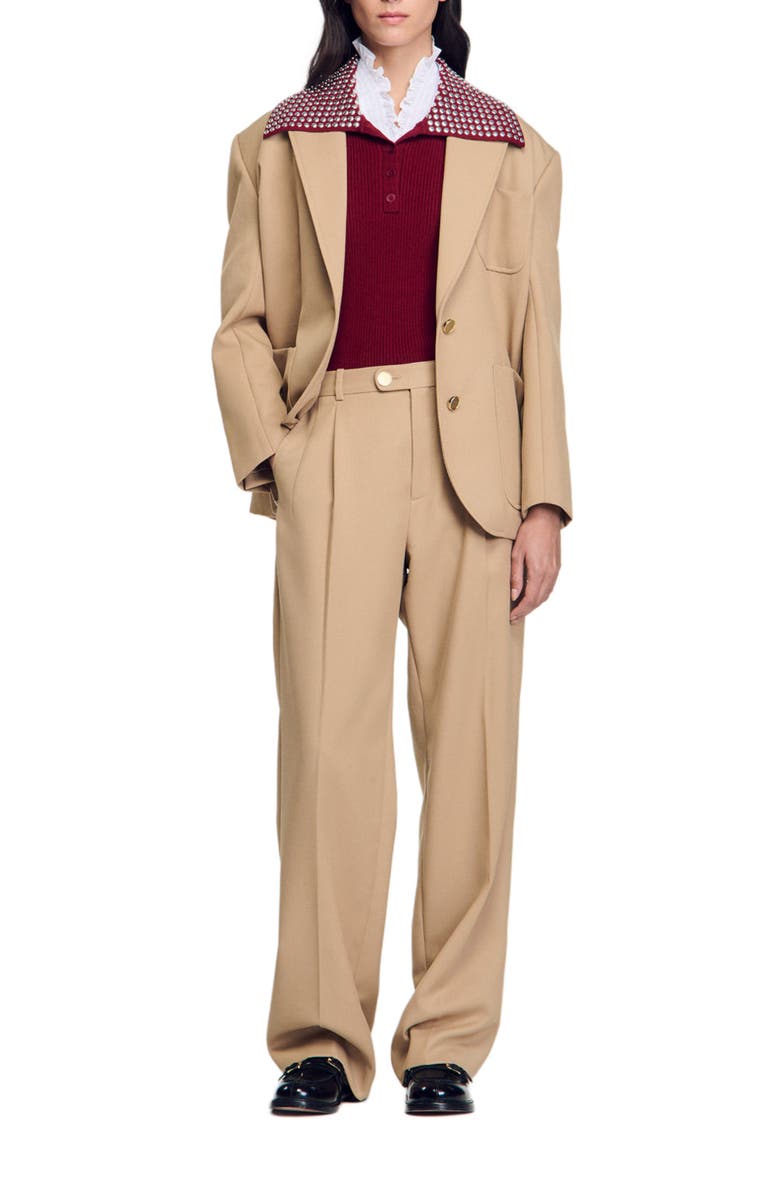 SANDRO Suit trousers, Alternate, color, 