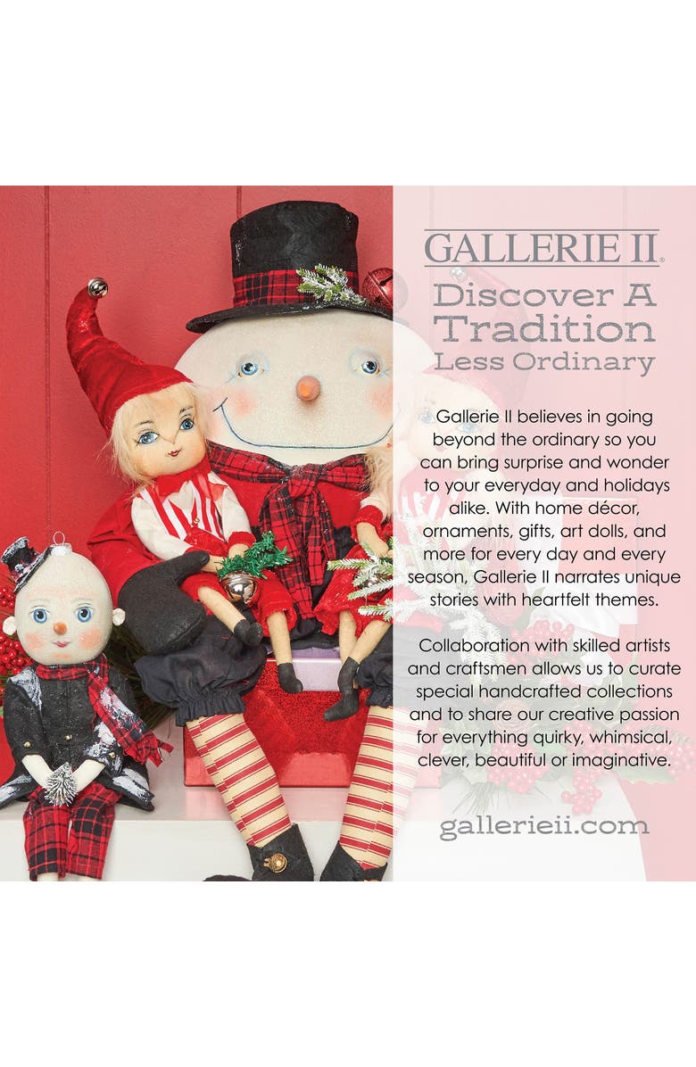 Gallerie II Natalie Snow Angel Joe Spencer Gathered Traditions Christmas Art Doll Figure, Alternate, color, White