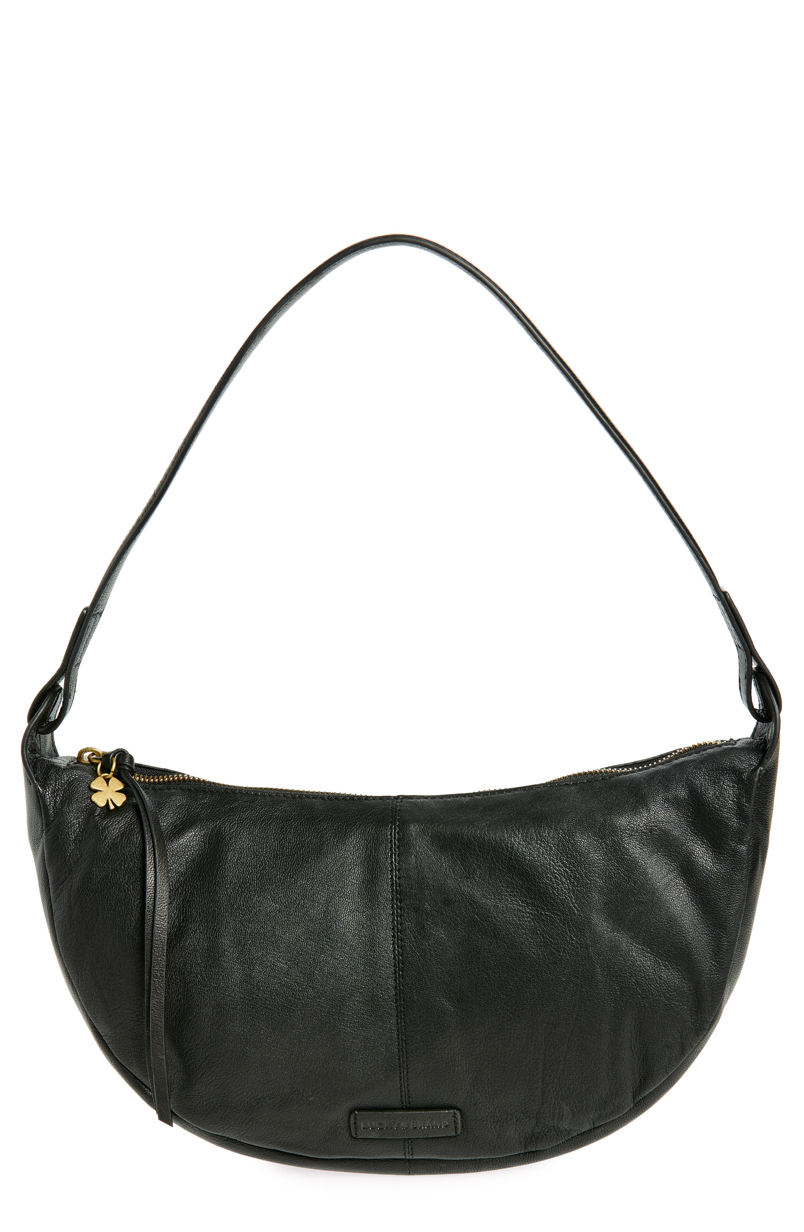 Lucky Brand Seth Leather Shoulder Bag, Main, color, 