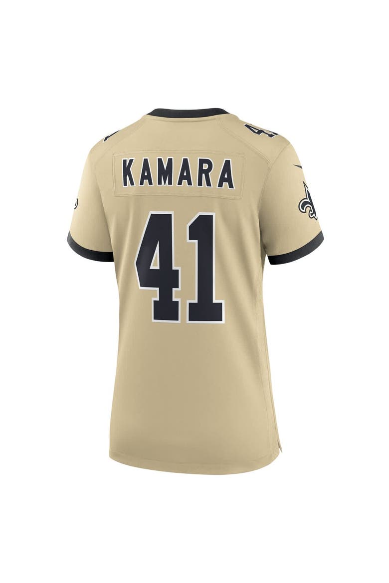 Women's Nike Alvin Kamara Gold New Orleans Saints Gameday Golds Alternate Game Player Jersey, Alternate, color, Gold