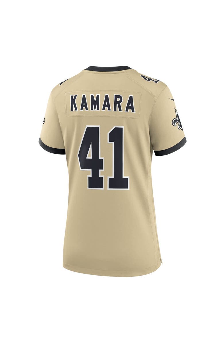 Nike Women's Nike Alvin Kamara Gold New Orleans Saints Gameday Golds Alternate Game Player Jersey, Alternate, color, Gold