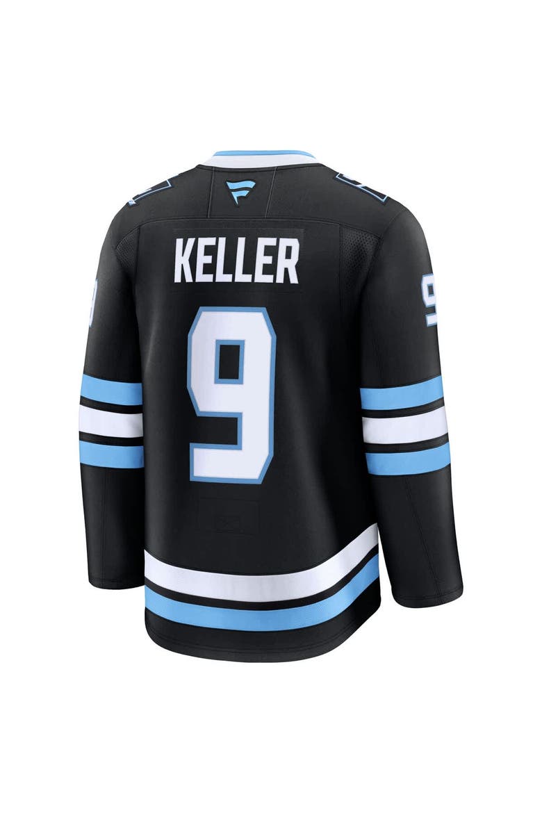 Men's Fanatics Clayton Keller Black Utah Mammoth Home Premium Player Jersey, Alternate, color, Black