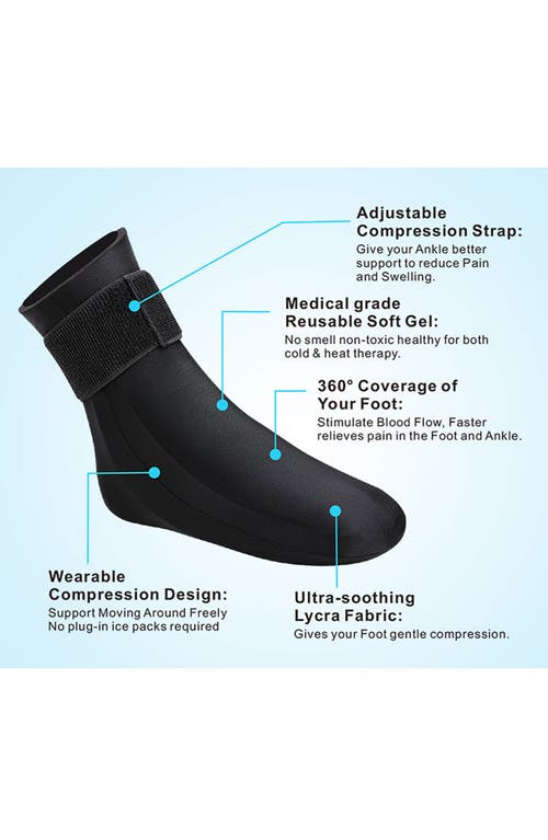 Helios The Heated Coat Helios Gel Cold Therapy Socks In Black