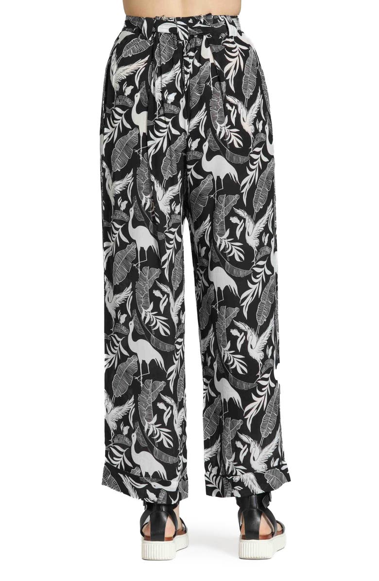 APNY Belted Print High Waist Pants, Alternate, color,