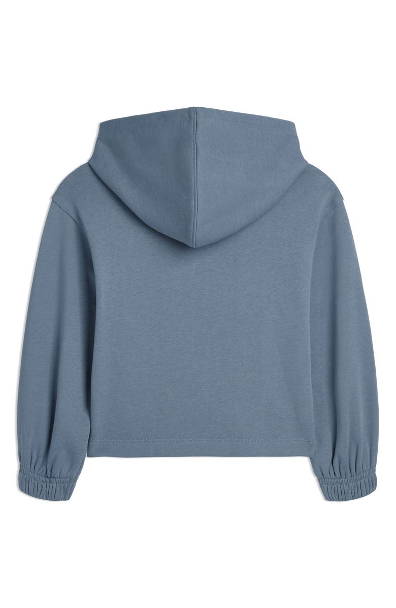 PUMA Kids' Class Pack Cotton Blend Fleece Hoodie, Alternate, color, Sky/ Pewter