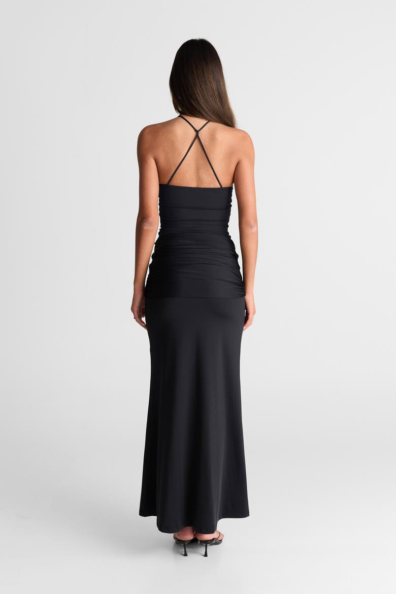 Siena Maxi Skirt, Alternate, color, Black