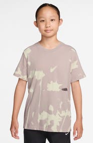 Nike Kids' Sportswear Splatter Print Cotton T-Shirt