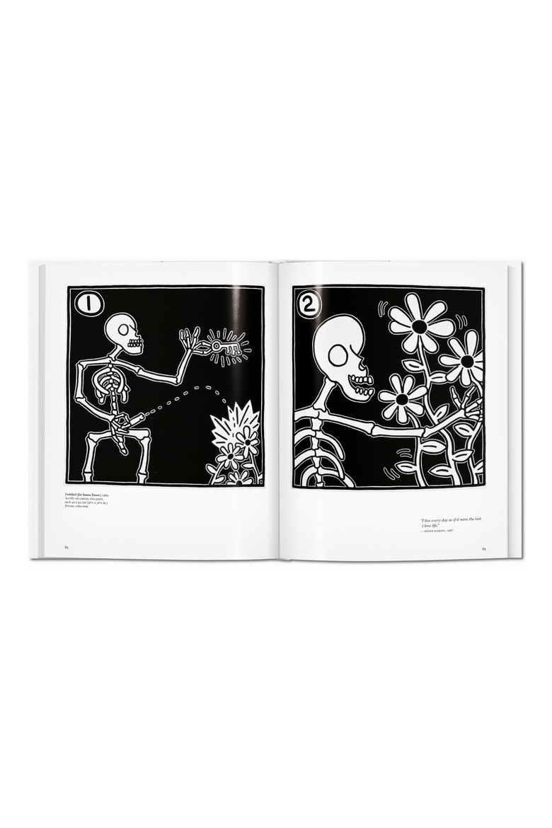 Haring Book, Alternate, color, White