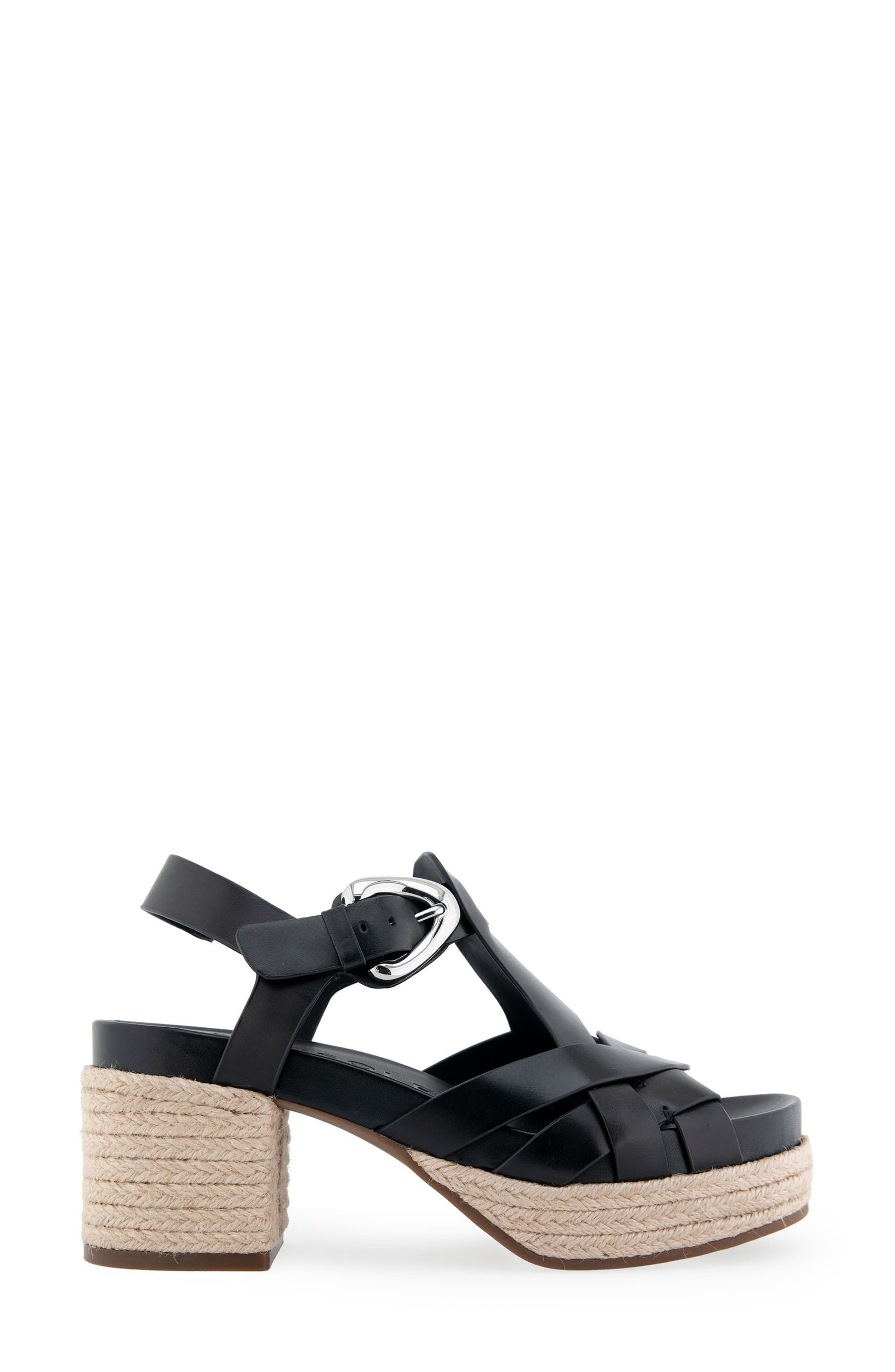 Aerosoles Chatham Ankle Strap Espadrille Platform Sandal, Alternate, color, 