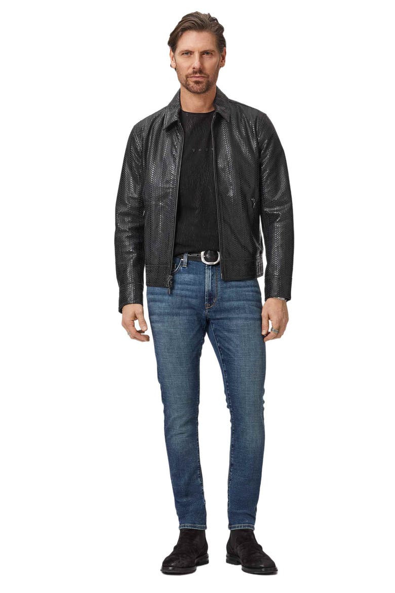 Fret Slim Fit Jeans, Alternate, color, STEEL BLUE