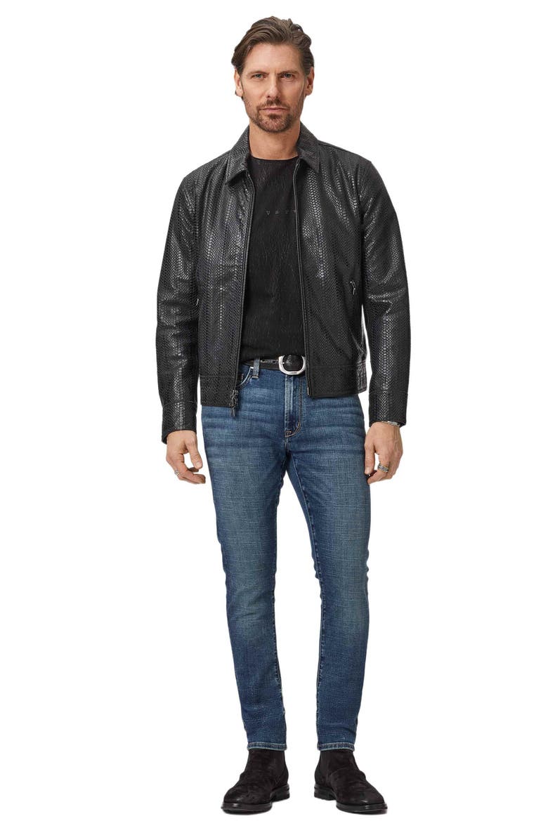 John Varvatos Fret Slim Fit Jeans, Alternate, color, 