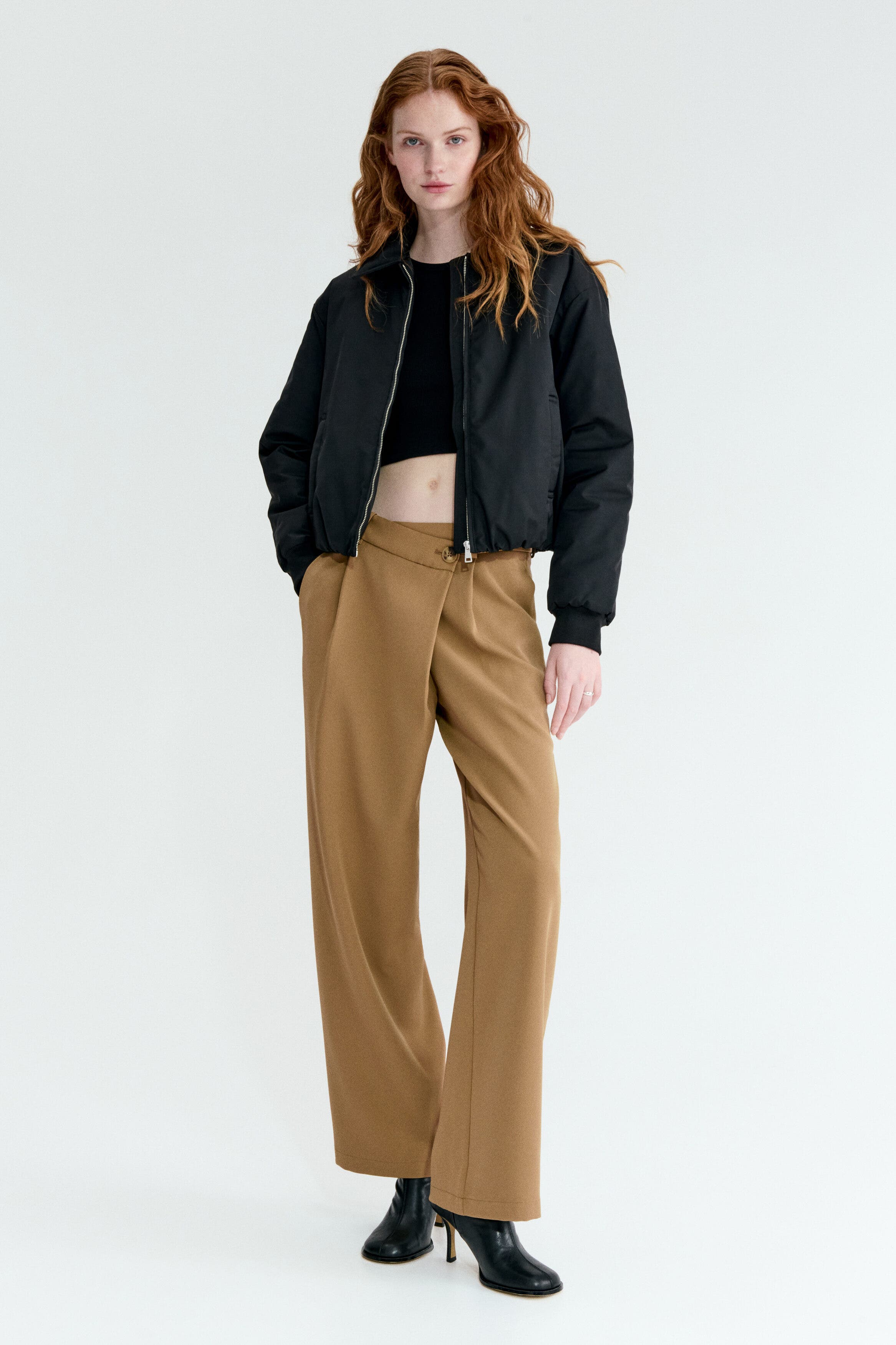 Wrapover Tailored Trousers - image 4