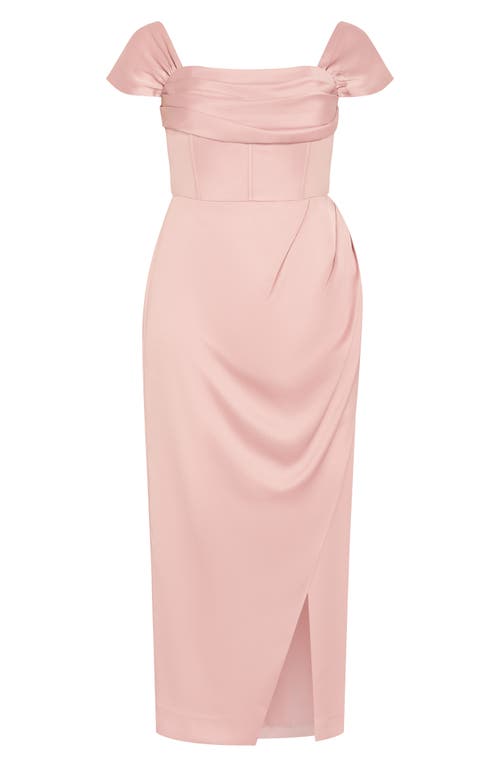 City Chic Forbidden Off The Shoulder Maxi Dress