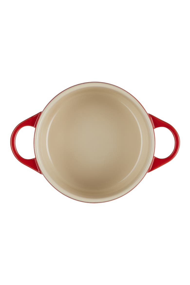 24-Ounce Mini Stoneware Cocotte, Alternate, color, CERISE