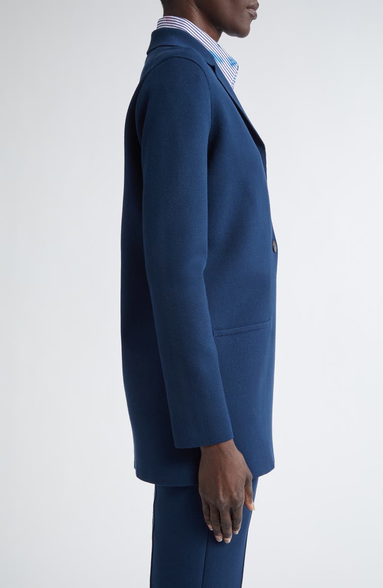 Lafayette 148 New York Knit Blazer, Alternate, color, Lido Blue