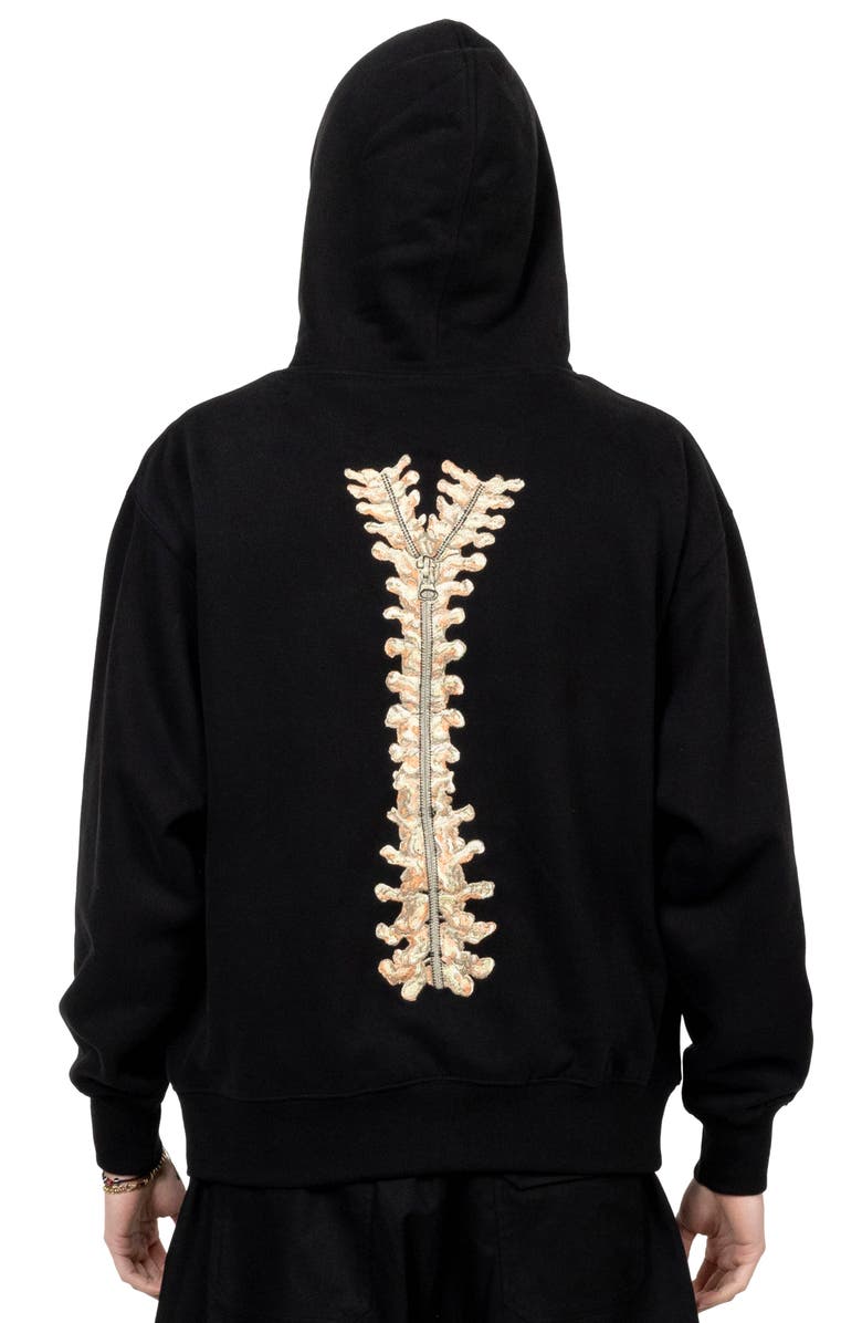 PLEASURES Spinal Embroidered Hoodie, Alternate, color, 