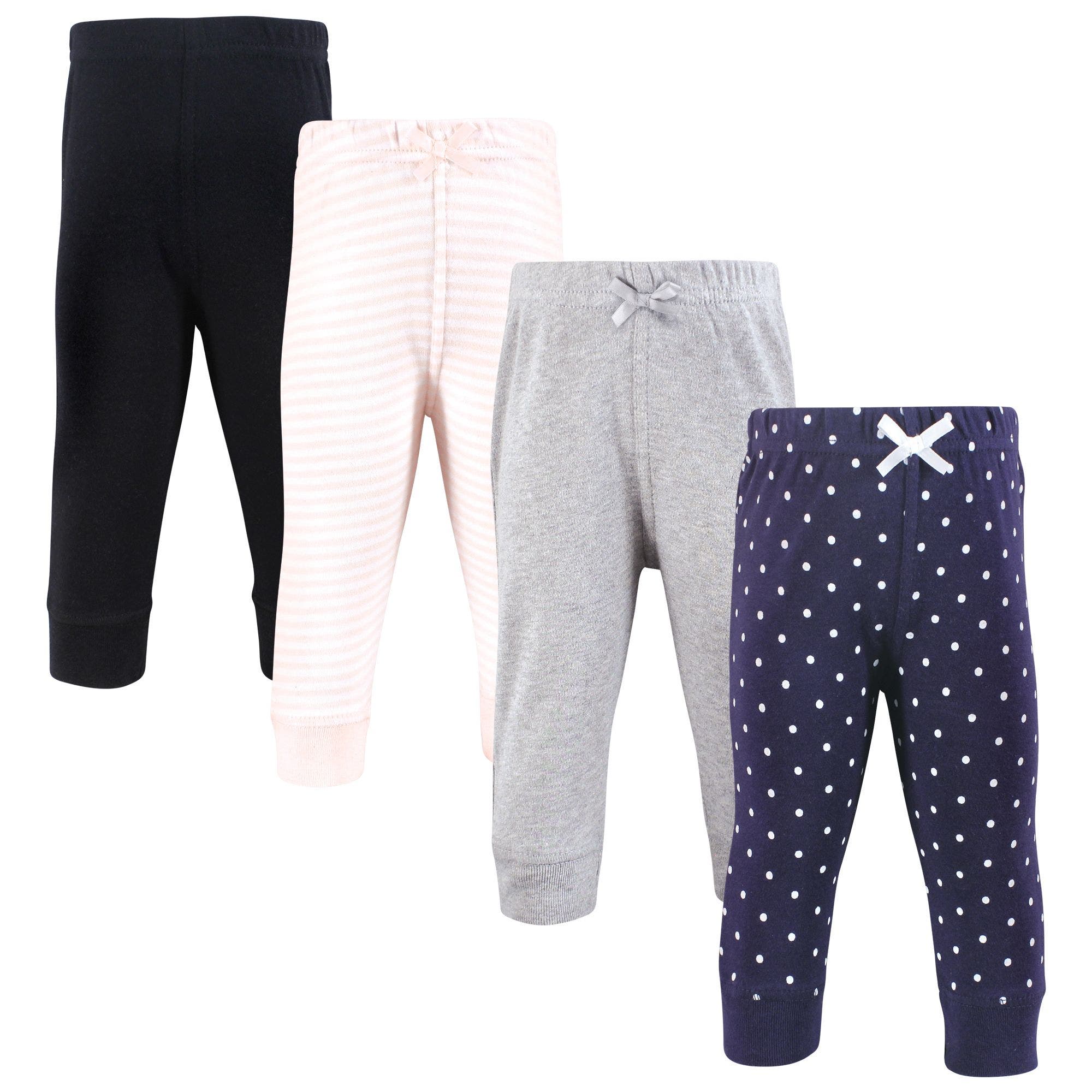Navy Dot Pink Stripe