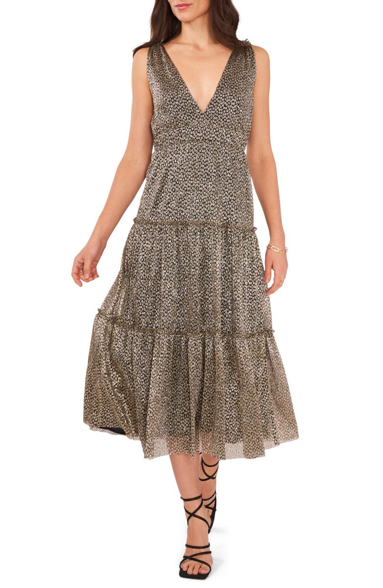 1.STATE Plunge Neck Maxi Dress, Main, color, 