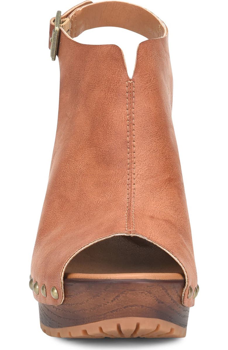 KORKS Arden Open Toe Heeled Sandal, Alternate, color, Tan