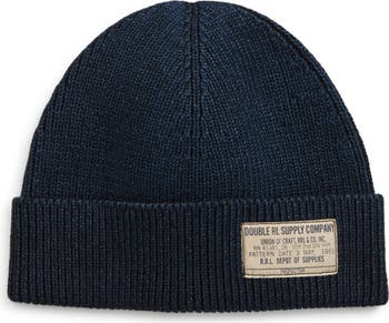 Double RL RRL Cotton Watch Cap | Nordstrom