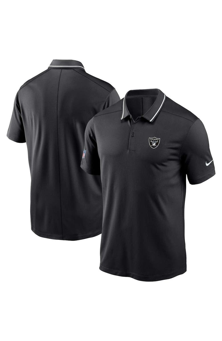 Nike Men's Nike Black Las Vegas Raiders Sideline Victory Performance Polo, Main, color, Black