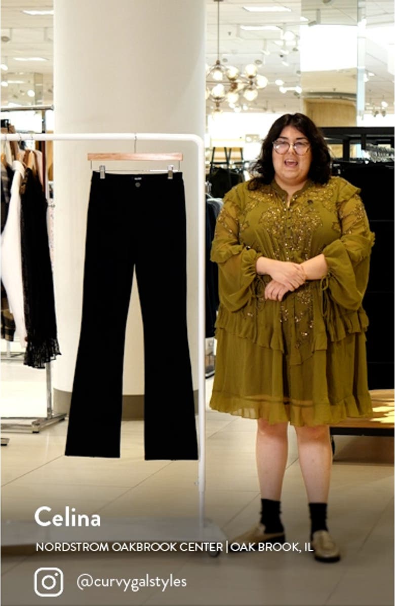 Winona High Waist Split Leg Flare Pants, sales video thumbnail