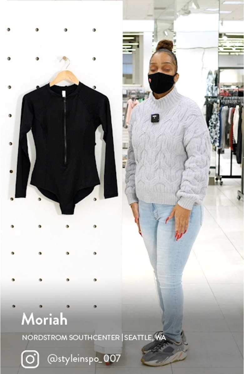 Front Zip One-Piece Swimsuit, sales video thumbnail