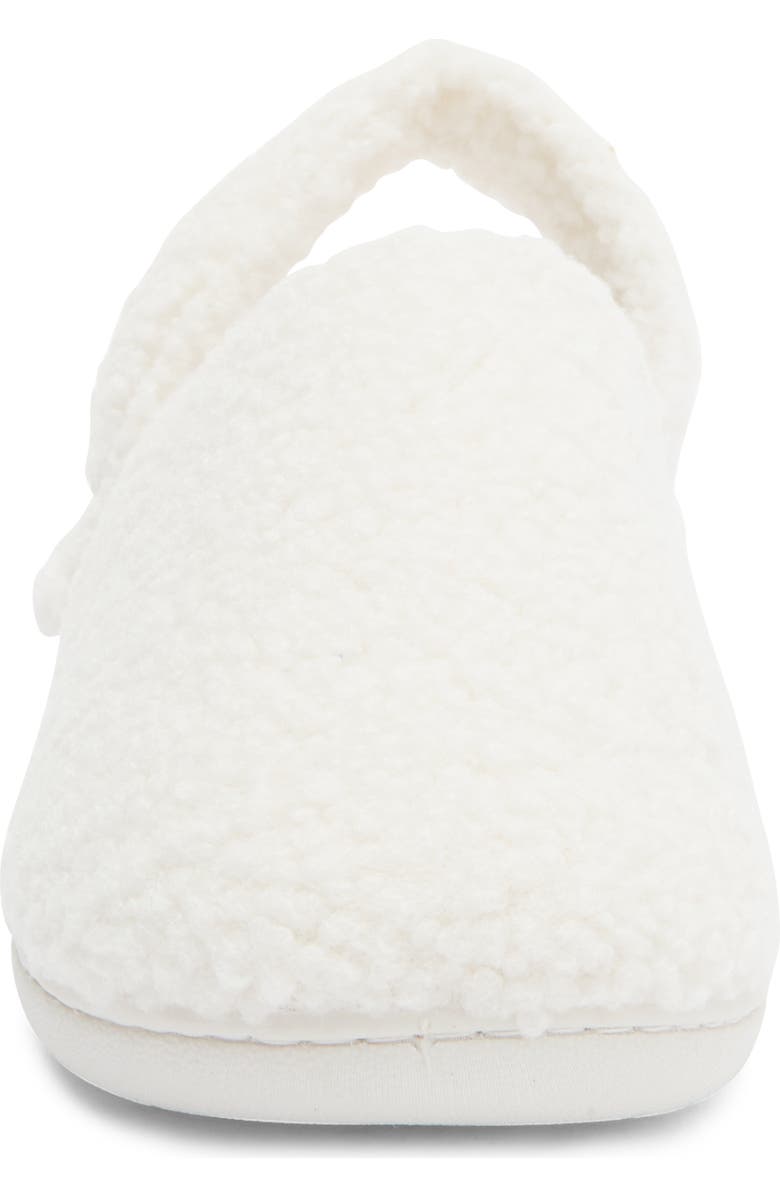 Børn Convertible Faux Shearling Slipper, Alternate, color, Cream